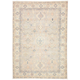 Hand Made Rug Kazak Afghanistan 201x283 Grey Be