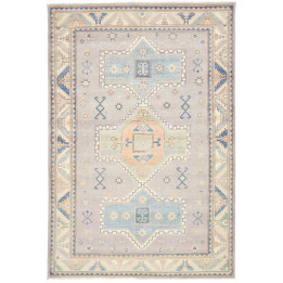 Tappeto Originale Kazak Afghanistan 182x273 Gri