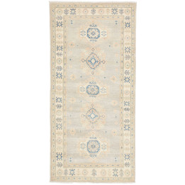 Tappeto Originale Kazak Afghanistan 201x299 Gri