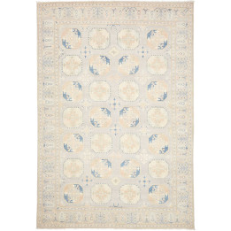 Hand Made Rug Kazak Afghanistan 205x297 Light G