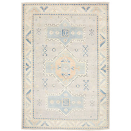 Hand Made Rug Kazak Afghanistan 186x270 Pearl G