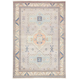 Tappeto Originale Kazak Afghanistan 189x278 Gri