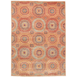 Hand Made Rug Kairo Pakistan 148x210 Terracotta