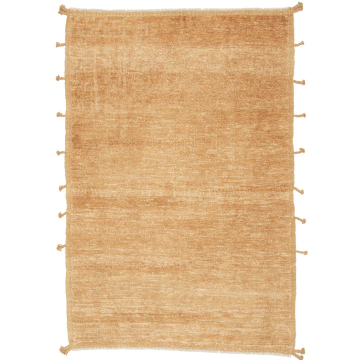 Hand Made Rug Berber Pakistan 122x179 Ochre Bei