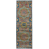 Rug Mamlouk Pakistan 82x255 Petrol Blue Terraco