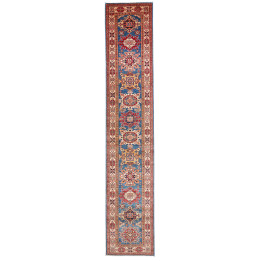 Tappeto Originale Kazak Fine Pakistan 79x407 Bl