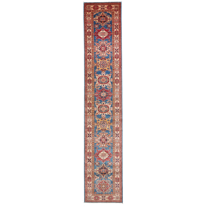 Tappeto Originale Kazak Fine Pakistan 79x407 Bl