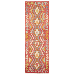 Hand Made Rug Kilim Afghanistan 81x249 Red Ivor