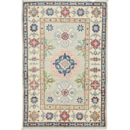 Tappeto Originale Kazak Afghanistan 61x90 Avori