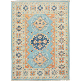 Tappeto Originale Kazak Afghanistan 64x86 Azzur
