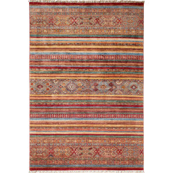 Rug Samarkand Pakistan 206x300 Terracotta Teal
