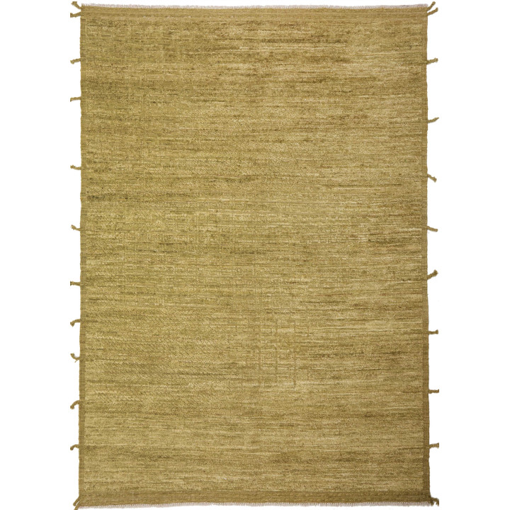 Hand Made Rug Berber Pakistan 169x249 Olive Gre