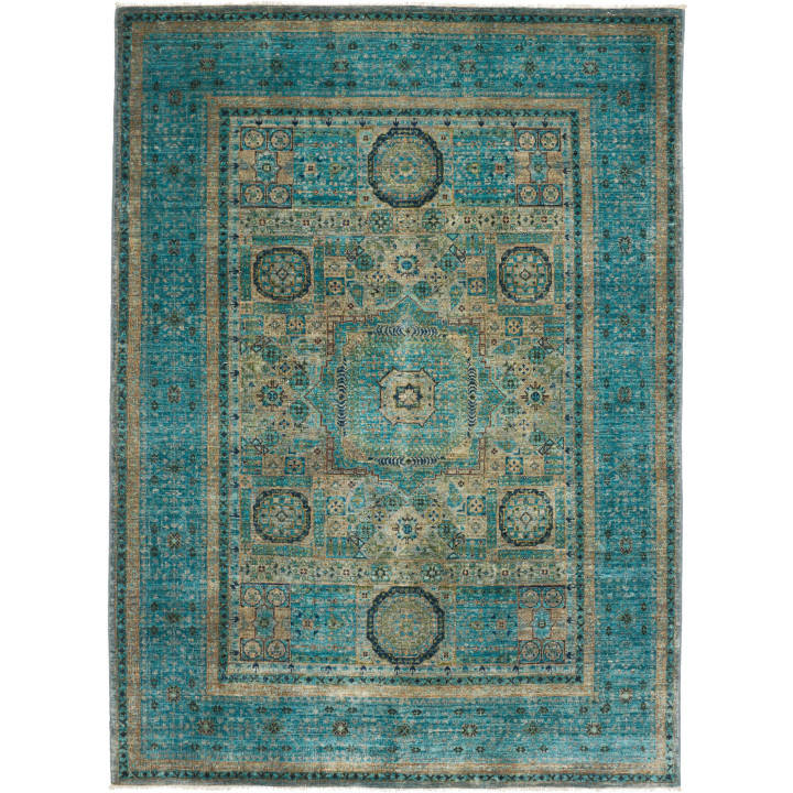 Tappeto Originale Kairo Pakistan 146x199 Verde