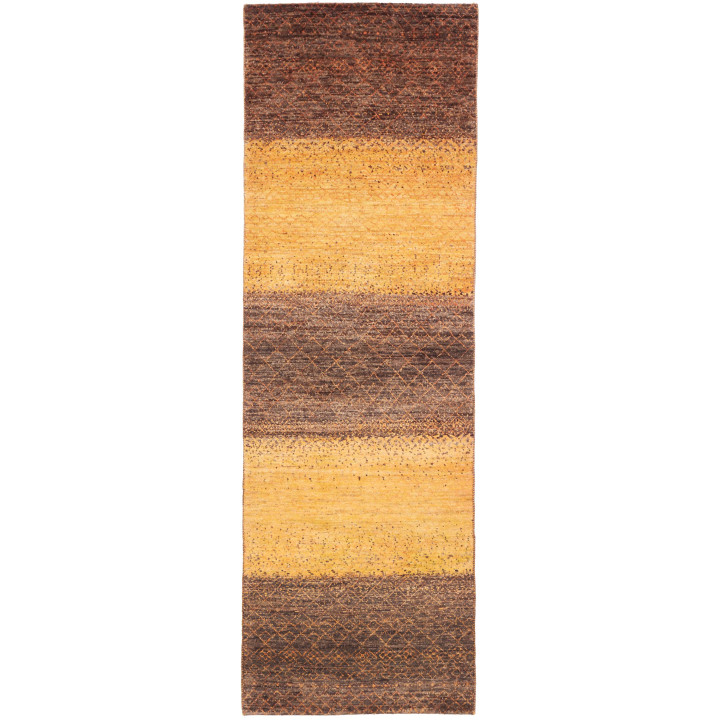 Hand Made Rug Cromopura Pakistan 78x247 Brown O