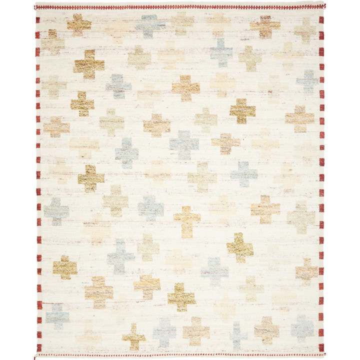 Hand Made Rug Berber Pakistan 257x315 Ivory Mul