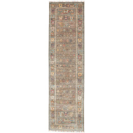 Hand Made Rug Istintia Pakistan 80x294 Taupe Br