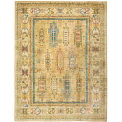 Rug Tribal Pakistan 254x332 Golden Beige Teal