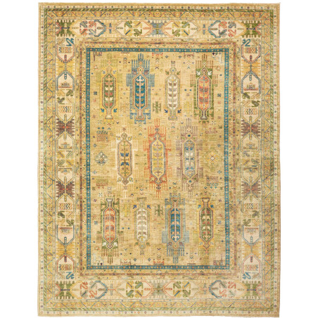 Rug Tribal Pakistan 254x332 Golden Beige Teal