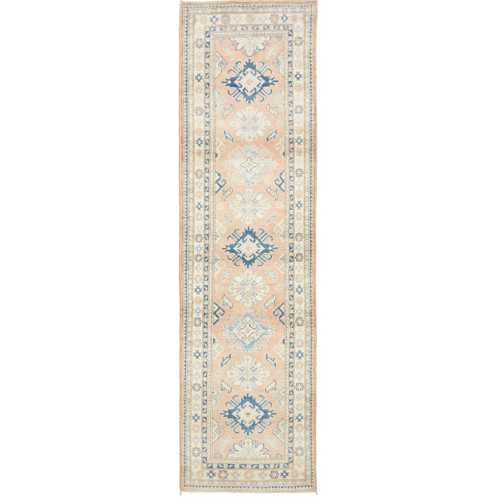 Tappeto Originale Kazak Afghanistan 83x298 Rosa