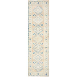 Tappeto Originale Kazak Afghanistan 54x302 Beig