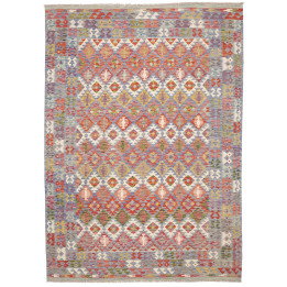 Hand Made Rug Kilim Afghanistan 204x292 Brick R