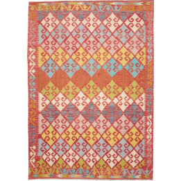 Tappeto Originale Kilim Afghanistan 203x297 Ros