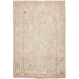 Hand Made Rug Kilim Afghanistan 196x293 Beige T