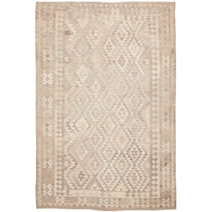 Hand Made Rug Kilim Afghanistan 196x293 Beige T