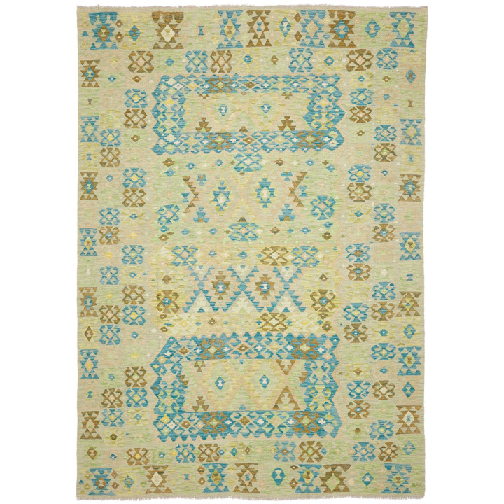 Hand Made Rug Kilim Afghanistan 208x293 Beige L