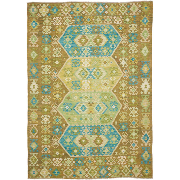 Hand Made Rug Kilim Afghanistan 206x293 Brown G