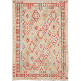 Hand Made Rug Kilim Afghanistan 200x287 Brick R