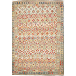 Hand Made Rug Kilim Afghanistan 205x300 Beige B
