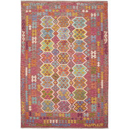 Hand Made Rug Kilim Afghanistan 201x294 Purple