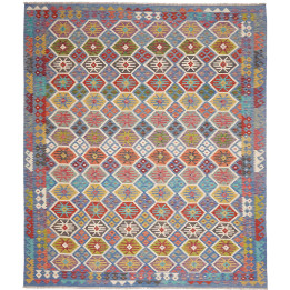Hand Made Rug Kilim Afghanistan 256x299 Blue Re