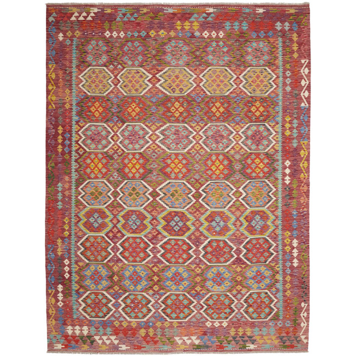 Hand Made Rug Kilim Afghanistan 258x342 Rust Re