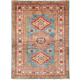 Hand Made Rug Kazak Fine Pakistan 100x134 Light