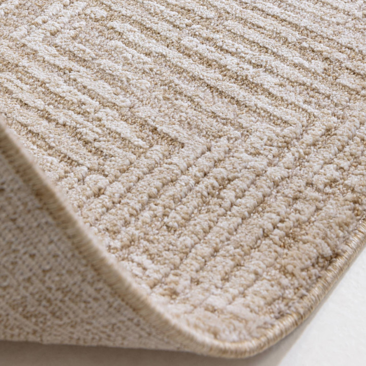 Rug Laurent geometric beige light taupe 240x320