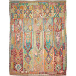 Hand Made Rug Kilim Afghanistan 305x400 Multico