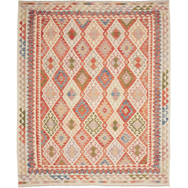 Hand Made Rug Kilim Afghanistan 246x298 Red Ivo