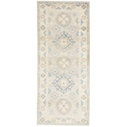Hand Made Rug Kazak Afghanistan 79x191 Beige Li