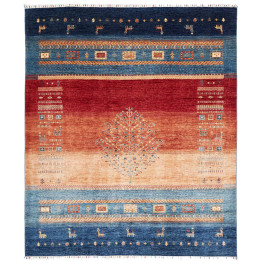 Hand Made Rug Gabbeh Nova Pakistan 245x285 Blue