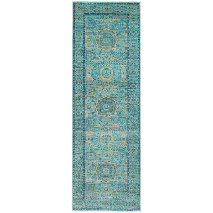Tappeto Originale Kairo Pakistan 79x248 Verde P