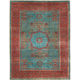 Hand Made Rug Kairo Pakistan 177x235 Turquoise
