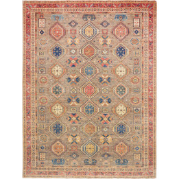 Hand Made Rug Floralia Pakistan 277x370 Taupe B