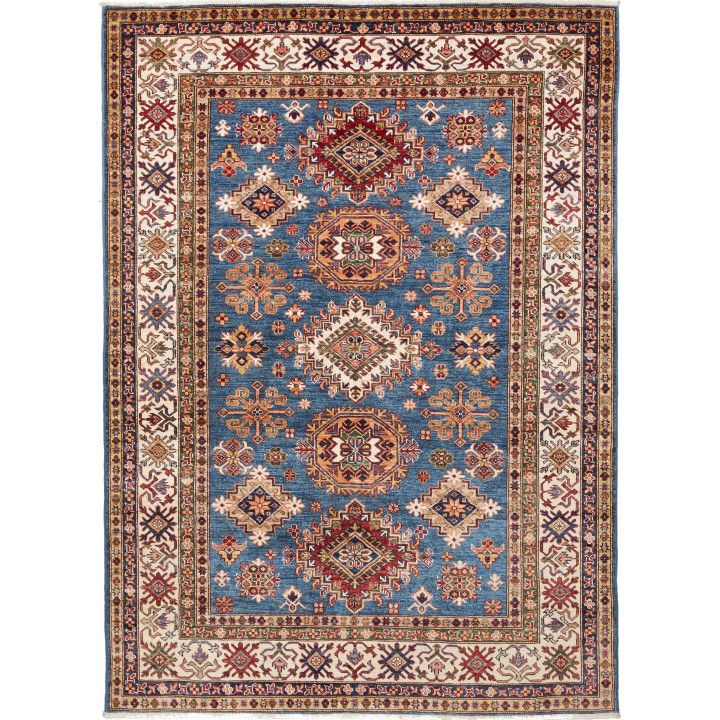 Hand Made Rug Kazak Fine Pakistan 173x237 Blue