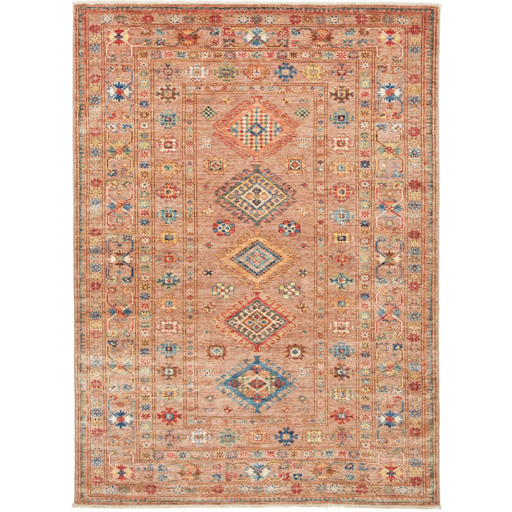 Hand Made Rug Kazak Fine Pakistan 155x212 Terra