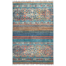 Hand Made Rug Istintia Pakistan 99x152 Petrol B