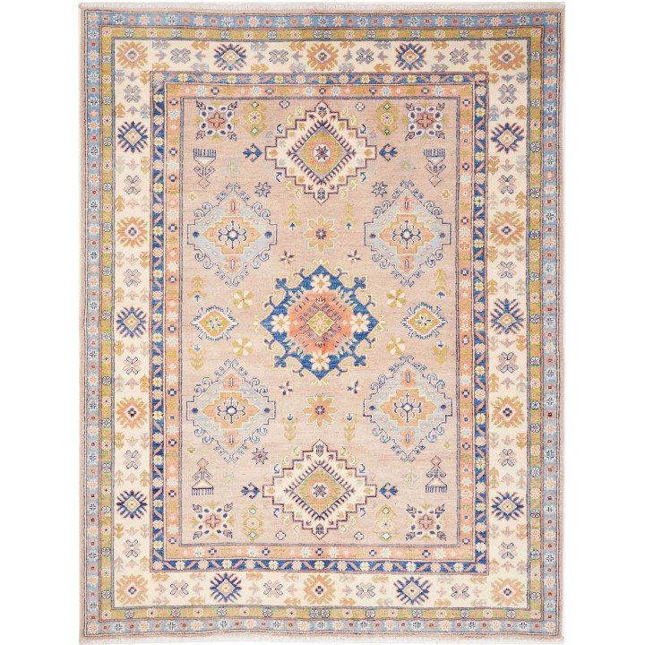 Hand Made Rug Kazak Afghanistan 153x199 Powder