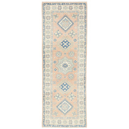 Hand Made Rug Kazak Afghanistan 62x175 Peach Pi