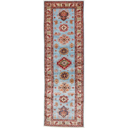 Hand Made Rug Kazak Fine Pakistan 85x263 Light